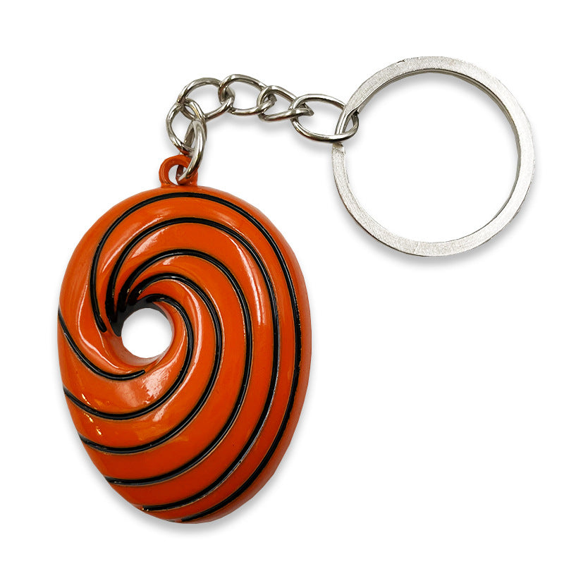 Anime Creative Metal Naruto Keychain with 3D Mask