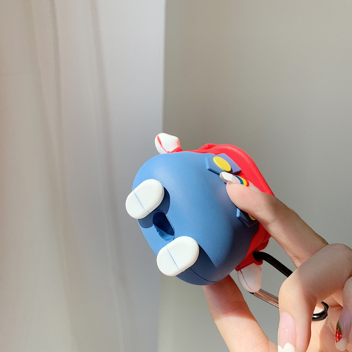 Cute Super Mario AirPods Silicone Case for 2nd Gen