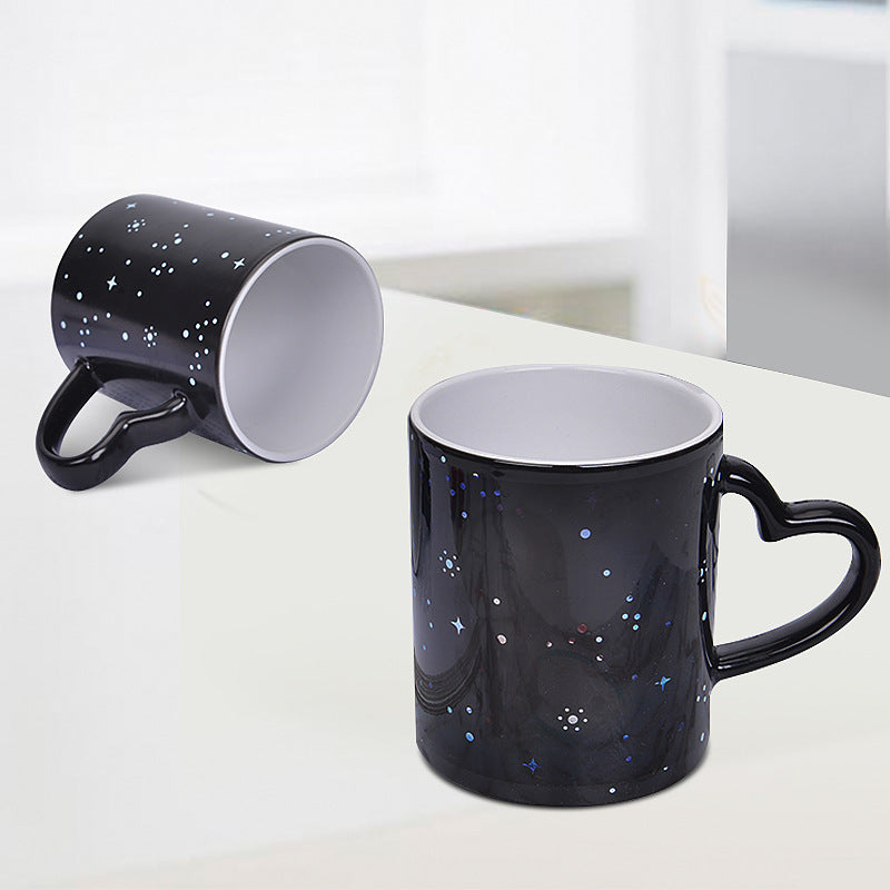 Heart Light-Up Color Changing Mug with Heat Sensitive Coating