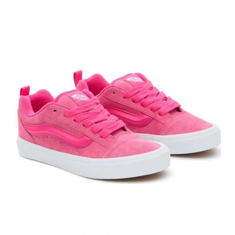 Vans KnuSkool Suede Retro Skate Shoes with Big Logo