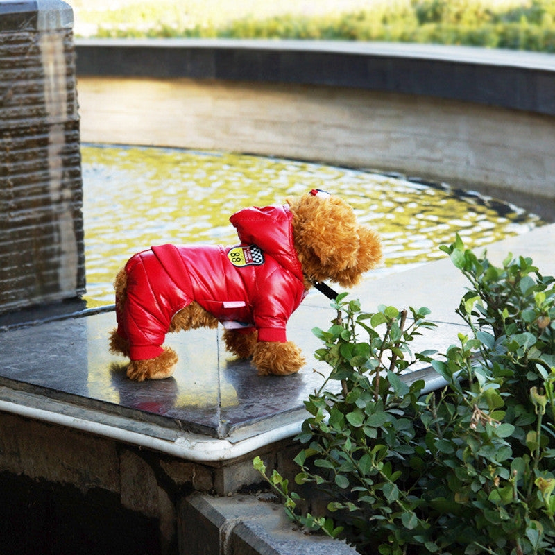 Autumn Winter Pet Down Cotton Jacket for Dogs