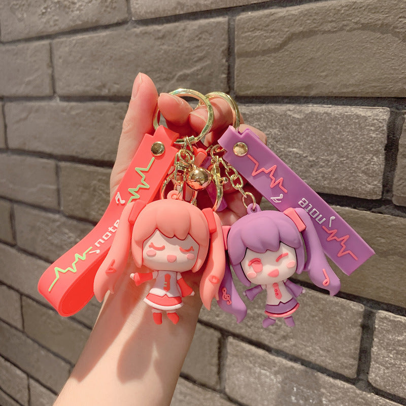Cute Miku Hatsune Keychain Bag Pendant Accessories