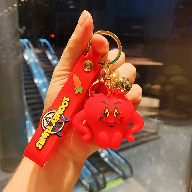Personalized Cute Anime Cat Keychain Pendant for Bags