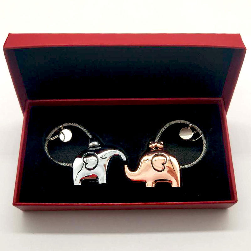 Creative Elephant Keychain for Valentine's Day Gift