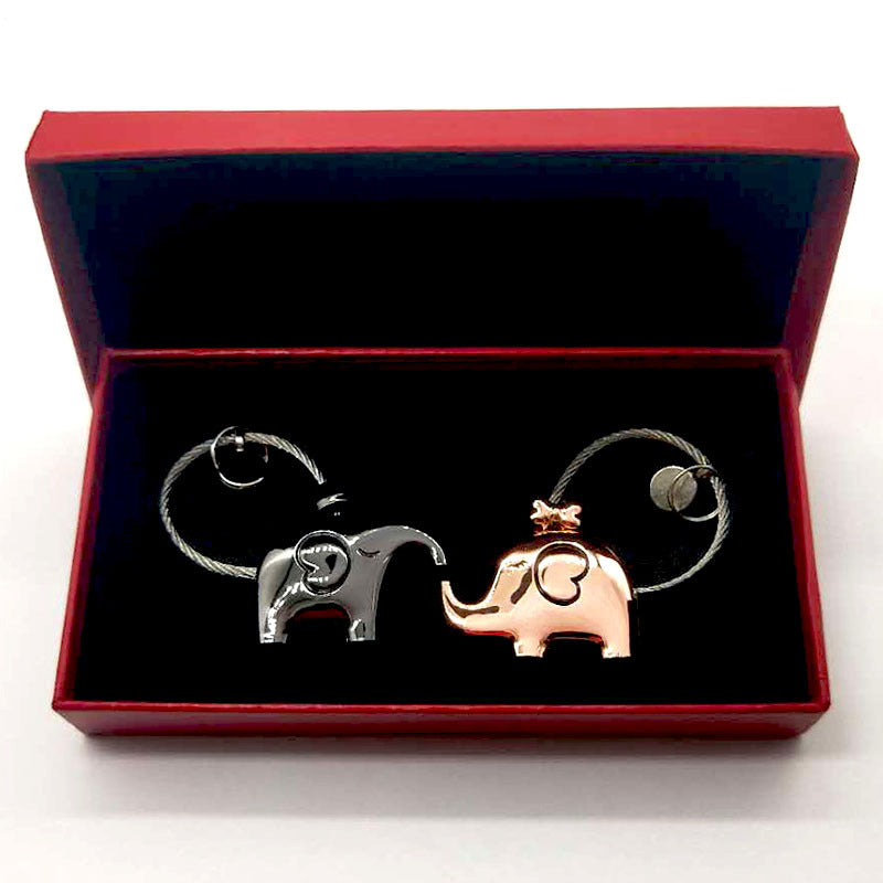Creative Elephant Keychain for Valentine's Day Gift