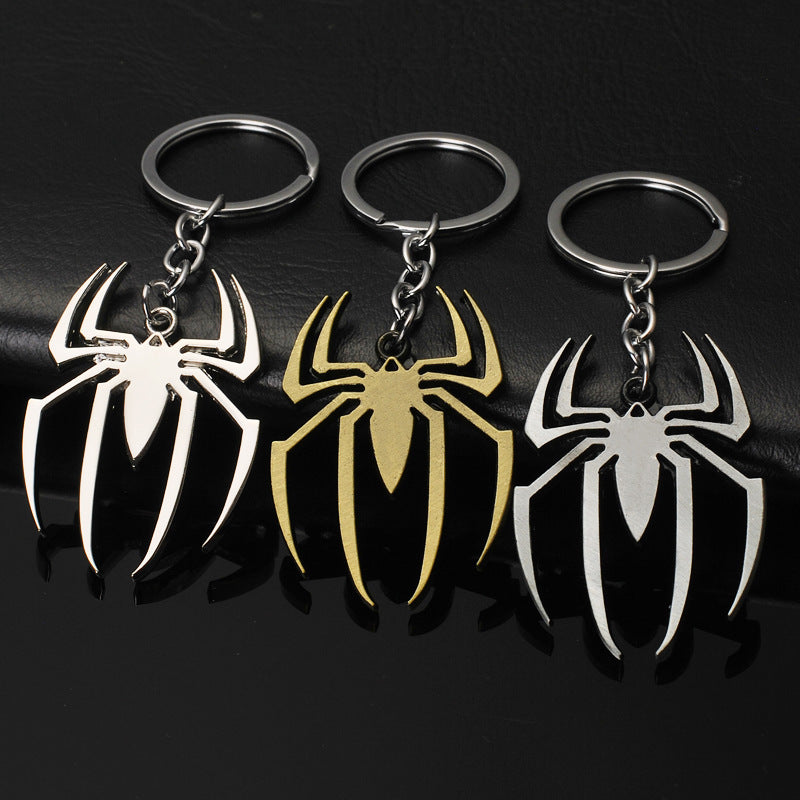 Anime Spider Metal Keychain for Students and Collectors