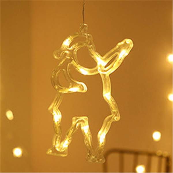 LED Christmas Star and Bell Suction Cup Lights
