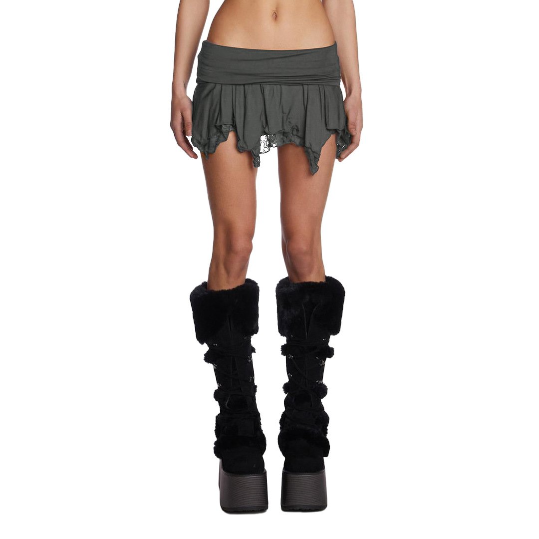 Women's Trendy Low Waist Mini Skirt