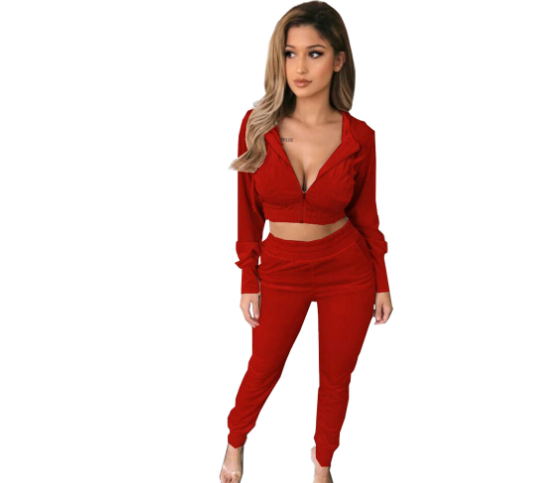 Women's Casual Two-Piece Sportswear Set