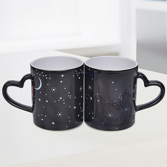 Heart Light-Up Color Changing Mug with Heat Sensitive Coating