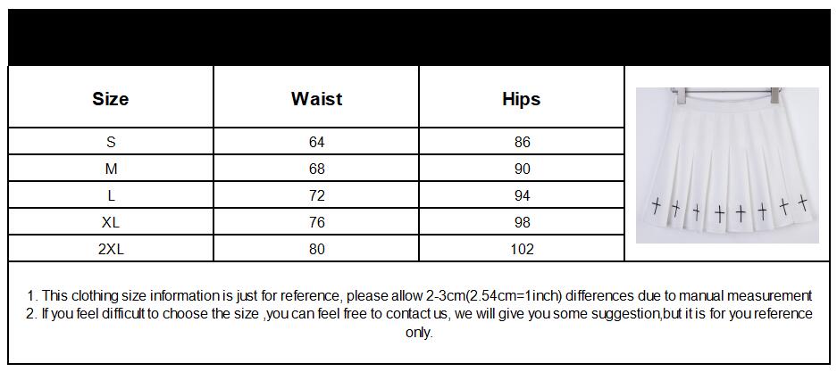 Summer Fashion Women's Dark Style Pleated Skirt