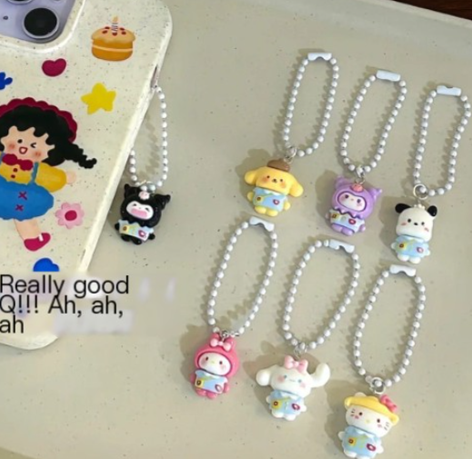 Sanrio Keychain Pendant - Cute Cartoon Gift for Friends
