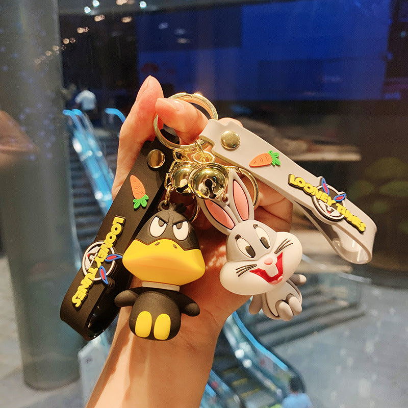 Personalized Cute Anime Cat Keychain Pendant for Bags