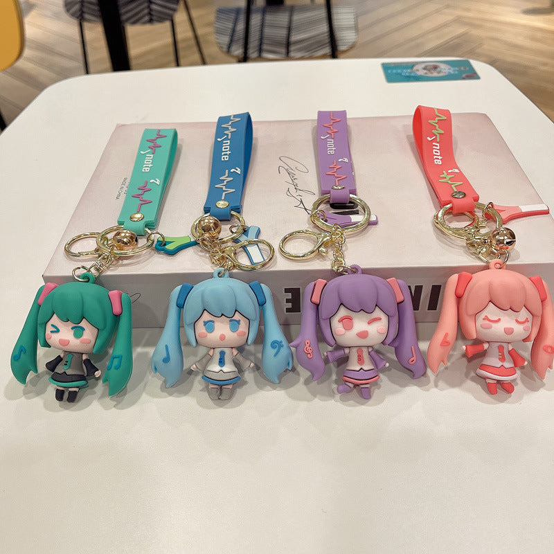 Cute Miku Hatsune Keychain Bag Pendant Accessories