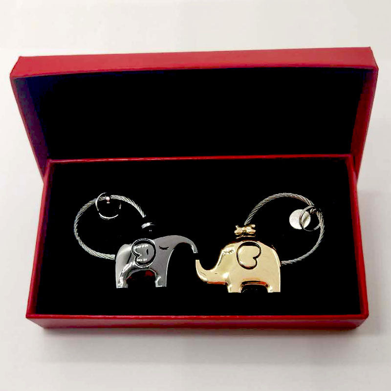 Creative Elephant Keychain for Valentine's Day Gift