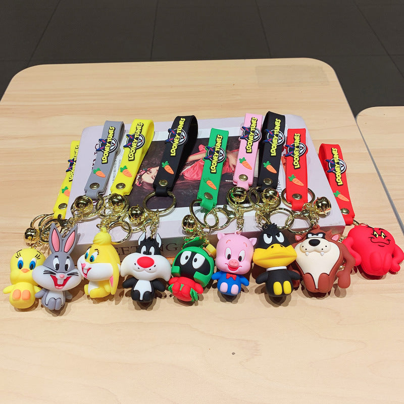 Personalized Cute Anime Cat Keychain Pendant for Bags