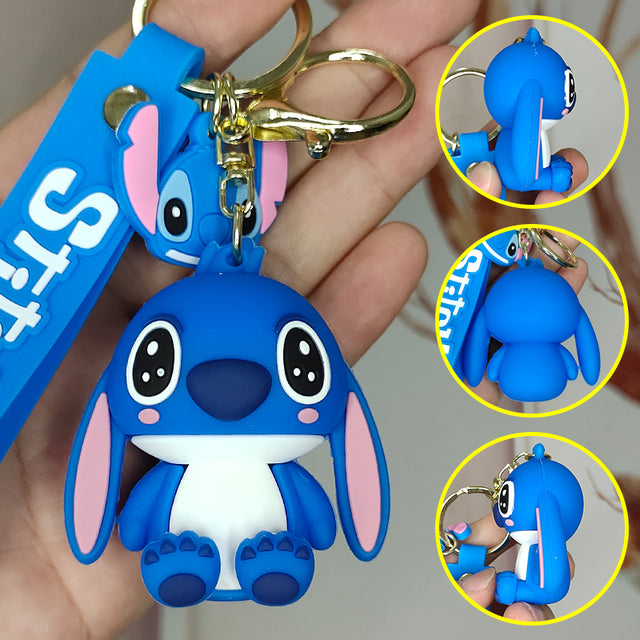 Cute Stitch Cartoon Keychain for Bags and Ornaments