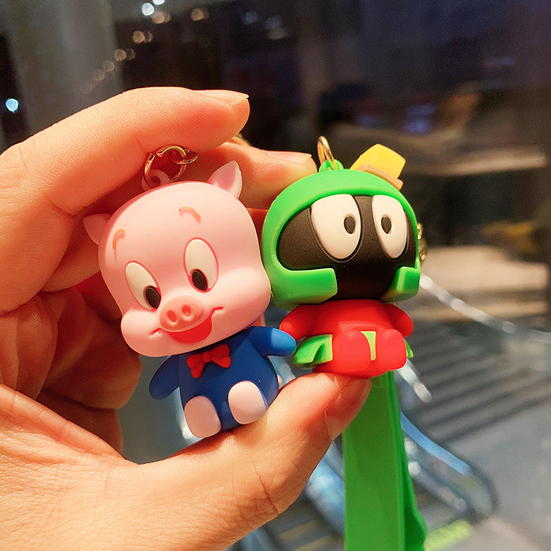 Personalized Cute Anime Cat Keychain Pendant for Bags