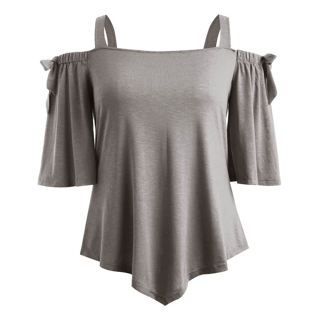 Plus Size Aesthetic Bow T-Shirt for Women Harajuku