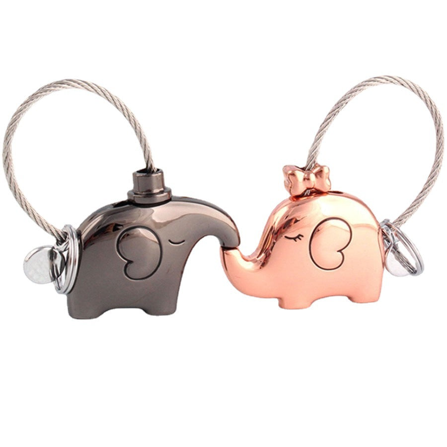 Creative Elephant Keychain for Valentine's Day Gift