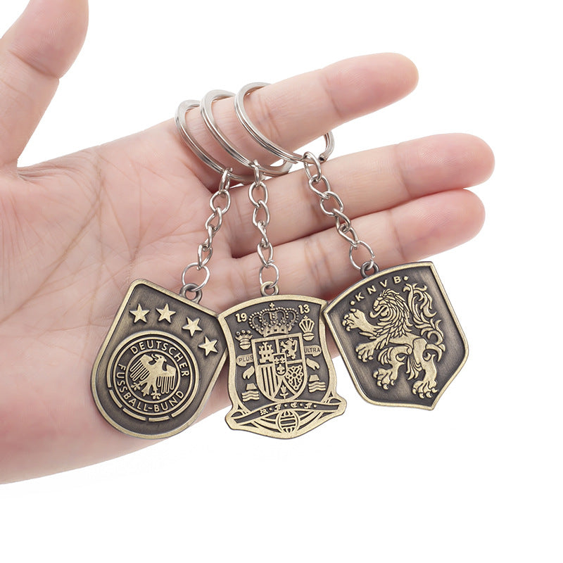 Metal Keychain with 2022 World Cup Team Logos
