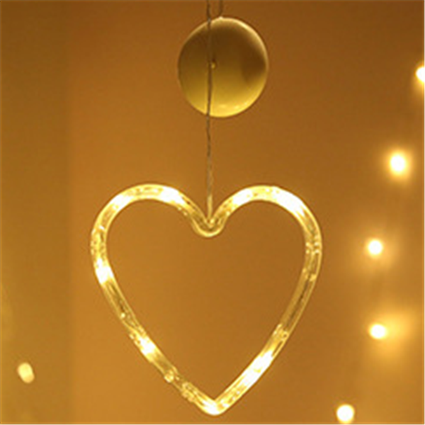 LED Christmas Star and Bell Suction Cup Lights