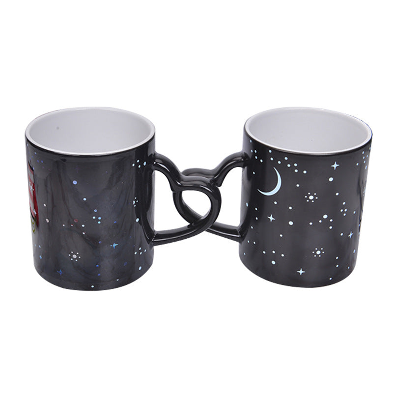 Heart Light-Up Color Changing Mug with Heat Sensitive Coating