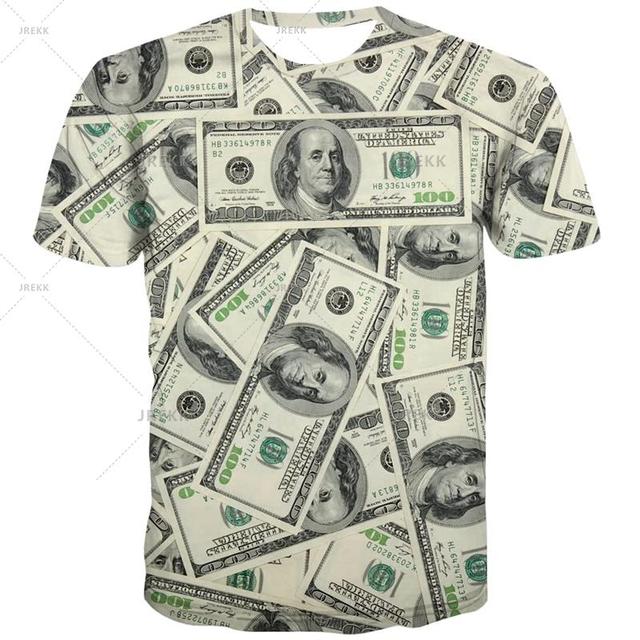 3D Printed Playing Cards T-Shirt for Men and Women