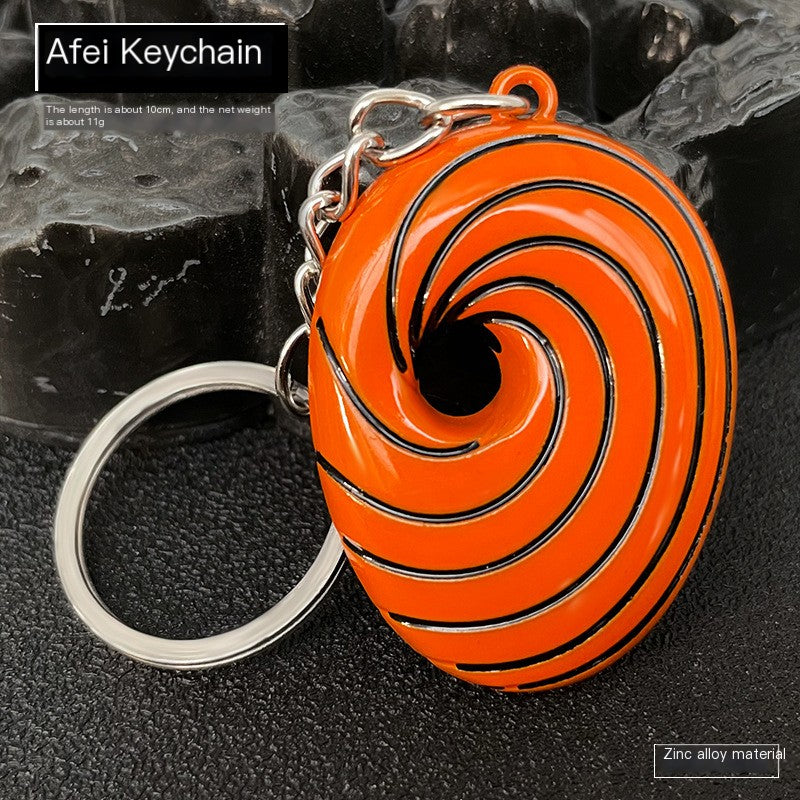 Anime Creative Metal Naruto Keychain with 3D Mask
