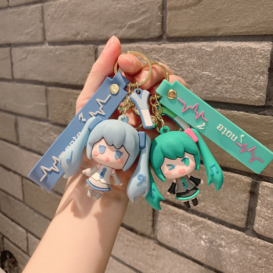 Cute Miku Hatsune Keychain Bag Pendant Accessories