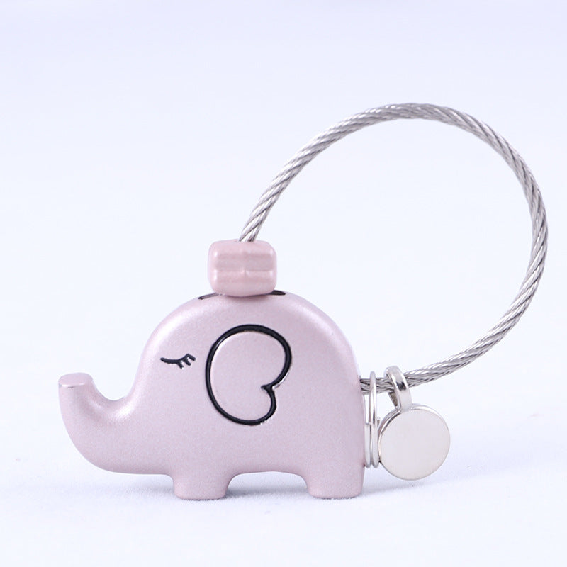Creative Elephant Keychain for Valentine's Day Gift