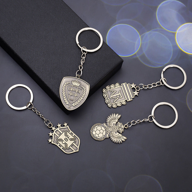 Metal Keychain with 2022 World Cup Team Logos