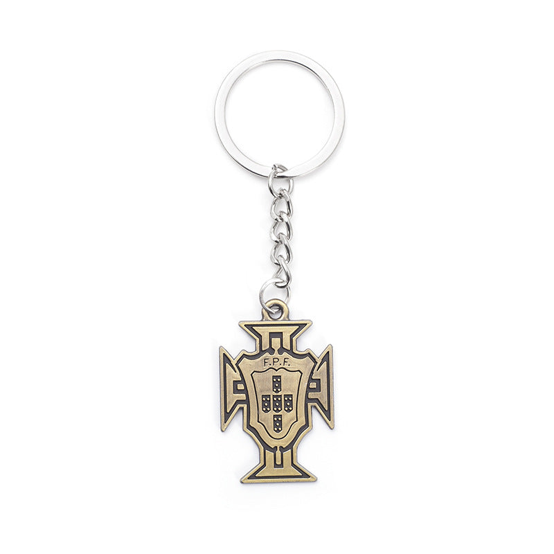 Metal Keychain with 2022 World Cup Team Logos