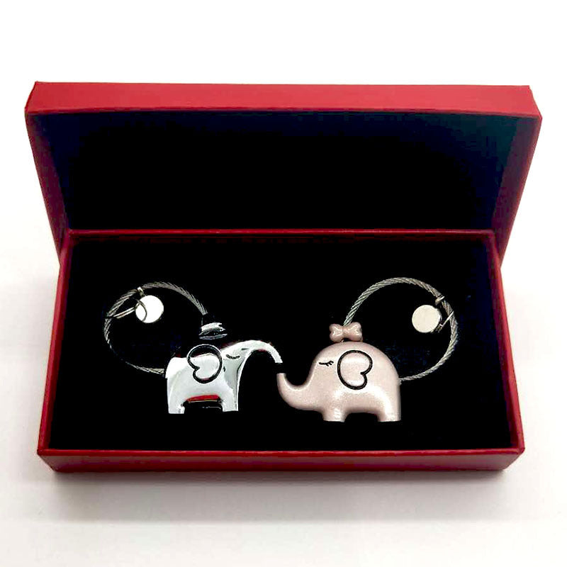 Creative Elephant Keychain for Valentine's Day Gift